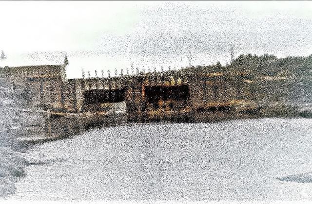 Гидроэлектростанция на реке Тёда