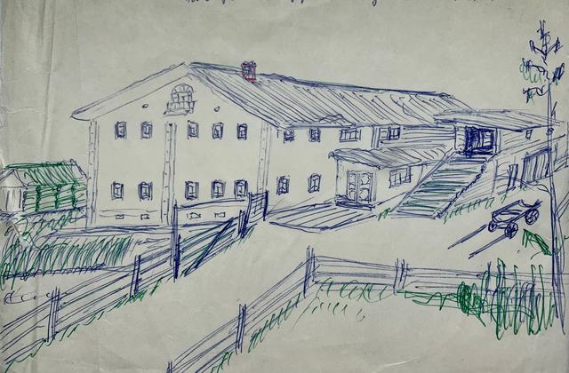 Борок, Игнатьевская, д. 20, рисунок Драчев Ф. И.